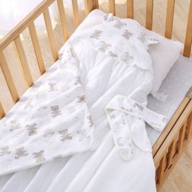 Summer Delivery Room Pure Cotton Wrap Bag For Swaddling (Option: Bear)