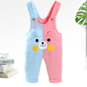 Fashion Color Matching Baby Single-tooth Mandarin Duck Pants Thin (Option: 7style-80cm)