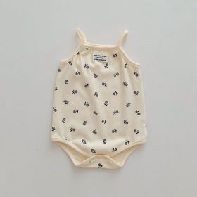 Sling Wrapped Fart Coat Triangle Harness Baby Cotton (Option: Small flowers-66cm)