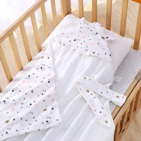 Summer Delivery Room Pure Cotton Wrap Bag For Swaddling (Option: Pink elephant)