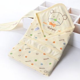 Summer Delivery Room Pure Cotton Wrap Bag For Swaddling (Option: Dot Dot yellow)