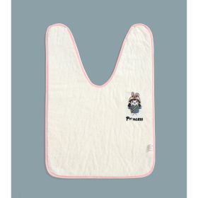 Child Wash Towel Baby Embroidery Bib (Option: Female Classmate U Shaped)