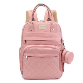 Multi-pocket Mummy Waterproof Cart Bag (Color: pink)