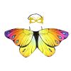 Halloween Children's Cartoon Butterfly Wings Mask Little Princess Back Decoration, Costume Performance Props Kindergarten Line Up Performance Performa