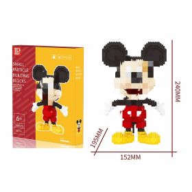 Disney Series Building Blocks Hero Cartoon Character Spider-Man Assembled Decompression Model Ornaments Stitch Assembly Toys (Color: 200573, size: With box)