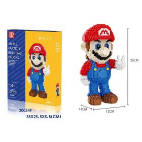 Disney Series Building Blocks Hero Cartoon Character Spider-Man Assembled Decompression Model Ornaments Stitch Assembly Toys (Color: 200549, size: With box)