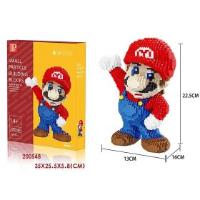 Disney Series Building Blocks Hero Cartoon Character Spider-Man Assembled Decompression Model Ornaments Stitch Assembly Toys (Color: 200548, size: With box)