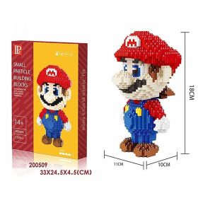 Disney Series Building Blocks Hero Cartoon Character Spider-Man Assembled Decompression Model Ornaments Stitch Assembly Toys (Color: 200509, size: With box)