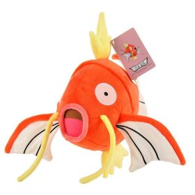 New Cartoon Pokemon Plush Toy Charmander Squirtle Bulbasaur Plush Doll Eevee Mewtwo Jigglypuff Snorlax Plush Toy Children's Gift (Color: Magikarp 25cm)