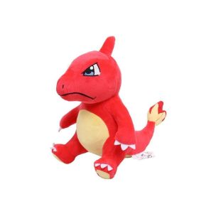 New Cartoon Pokemon Plush Toy Charmander Squirtle Bulbasaur Plush Doll Eevee Mewtwo Jigglypuff Snorlax Plush Toy Children's Gift (Color: Charmeleon 22cm)