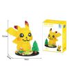 Pokemon Creative Mini Building Blocks Pikachu Pen Holder Fun Toy Building Blocks Children's Educational Jigsaw Christmas Gift