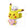 Pok√©mon Anime Cartoon Model Decoration Mini Diamond Particle Building Blocks Pikachu Building Blocks Assembled Educational Toys