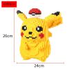 Pok√©mon Anime Cartoon Model Decoration Mini Diamond Particle Building Blocks Pikachu Building Blocks Assembled Educational Toys