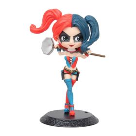 Q Version Of Marvel Superhero Princess Aisha Ann; Harley Quinn And &quot;Supergirl And Catwoman&quot; Action Doll Home Decoration Gifts (Color: C, size: 13CM)