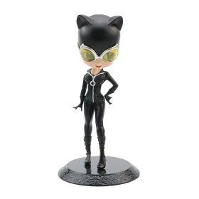 Q Version Of Marvel Superhero Princess Aisha Ann; Harley Quinn And &quot;Supergirl And Catwoman&quot; Action Doll Home Decoration Gifts (Color: E, size: 13CM)