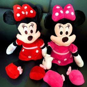 Disney'S New Classic Mickey Minnie Plush Toy Doll Mickey Mouse Animal Doll Pillow Toy Children'S Birthday Christmas Gift (Color: mini-2pcs, Height: 40CM)
