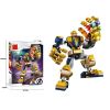 Marvel Avengers Mech Toys Thor Spider-Man Thanos Mecha Boy Fighting Insert Model Building Blocks Minifigure Children's Toys