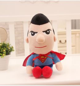 Disney Anime Plush Toy Spider-Man Doll Marvel Avengers Soft Plush Hero Captain America Iron Man Kids Christmas Gifts (Color: Superman, Height: 27cm)