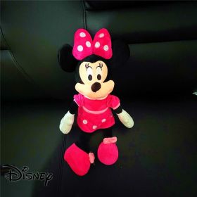 Disney'S New Classic Mickey Minnie Plush Toy Doll Mickey Mouse Animal Doll Pillow Toy Children'S Birthday Christmas Gift (Color: mini- fen, Height: 20CM)