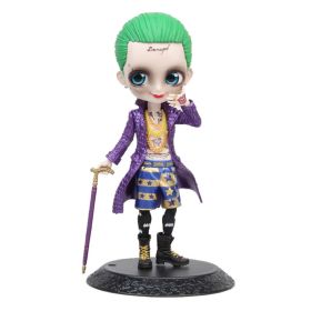 Q Version Of Marvel Superhero Princess Aisha Ann; Harley Quinn And &quot;Supergirl And Catwoman&quot; Action Doll Home Decoration Gifts (Color: A, size: 13CM)