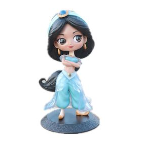Q Version Of Marvel Superhero Princess Aisha Ann; Harley Quinn And &quot;Supergirl And Catwoman&quot; Action Doll Home Decoration Gifts (Color: 3, size: 13CM)
