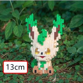 Micro-Particle Building Bblocks Elf Pok√©mon Eevee Family Doll Mmini Assembled Building Blocks Toys Parent-child Teaching Game (Color: SCB2053)