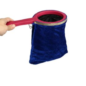 1PC Magic Tricks Change Bag Beginner Magician prop Magic Universal Bag Color Random Kid Toy Make Things Appear or Disappear (Color: Blue)