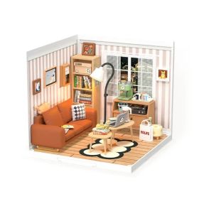 Robotime Rolife 3D Puzzle Model Super Store Series Happy Meals Kitchen Plastic DIY Miniature House Kit Building Blocks Kits (Style: DW007)