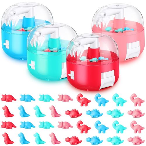 Mini Claw Machine For Kids -Mini Dinosaur Figures Claw Machine Prizes Toy Grabber Mini Arcade Game Miniature Novelty Toys Birthday Gifts For 3+ Year O