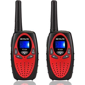 Retevis RT628 Walkie Talkies for Kids; Toys for 5-13 Year Old Boys Girls; Key Lock; Crystal Voice; Easy to Use; Long Range Walky Talky for Camping Hik (Color: black)