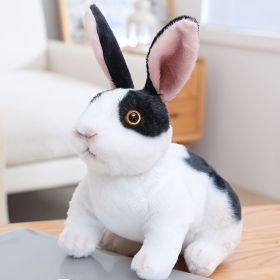 Simulation Rabbit Doll Plush Toy Children's Gift Easter Bunny 7.87inch (Style: 20 Cm, Items: Black Rabbit)