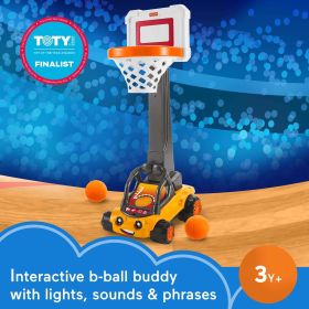 B.B. Hoopster Electronic Basketball Toy with Lights & Sounds for Kids, 2 Balls (Color: Various)