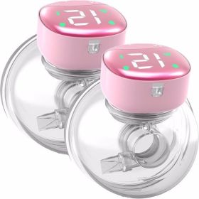 Hands Free Breast Pump, Wearable Breast Pumps With 4 Modes&12 Levels, Smart Display& Memory Function, Rechargable Electric Breast Pumps for Breastfeed (Color: as picture)