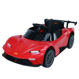 Licensed ktm x bow gtx,12v7A Kids ride on car 2.4G W/Parents Remote Control,electric car for kids,Three speed adjustable,Power display, USB,MP3 ,Bluet (Color: Red)