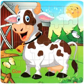 20 Piece Wooden Jigsaw Puzzle Kids Toy (Style: 4)