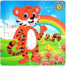 20 Piece Wooden Jigsaw Puzzle Kids Toy (Style: 8)