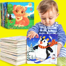 20 Piece Wooden Jigsaw Puzzle Kids Toy (Style: 1)