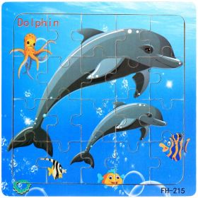 20 Piece Wooden Jigsaw Puzzle Kids Toy (Style: 10)