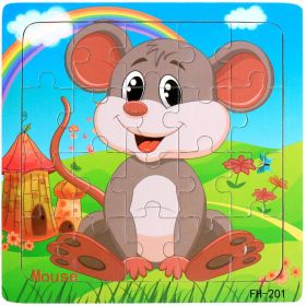 20 Piece Wooden Jigsaw Puzzle Kids Toy (Style: 12)