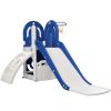 Toddler Climber and Slide Set 4 in 1; Kids Playground Climber Freestanding Slide Playset with Basketball Hoop Play Combination for Babies Indoor & Out