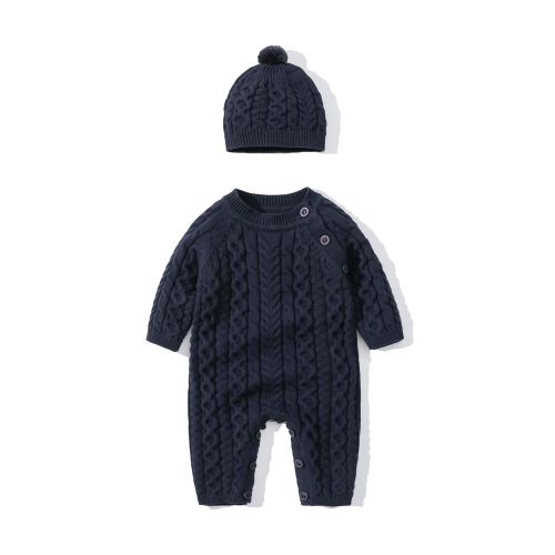 Autumn And Winter Knitted Onesie Hemp Hemp Ha Yi