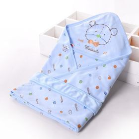 Summer Delivery Room Pure Cotton Wrap Bag For Swaddling (Option: Dot blue)