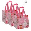 6PCS Easter Gift Bags; Easter Tote Bags With Handles Reusable Easter Non-Woven Bags Grocery Shopping Bunny Easter Egg Totes For Holiday Party Supplies