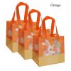 6PCS Easter Gift Bags; Easter Tote Bags With Handles Reusable Easter Non-Woven Bags Grocery Shopping Bunny Easter Egg Totes For Holiday Party Supplies