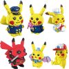 Pok√©mon Anime Cartoon Model Decoration Mini Diamond Particle Building Blocks Pikachu Building Blocks Assembled Educational Toys