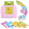 224 Words Kid Flash Talking Cards 112 Card Electronic Cognitive Audio Toddler Reading Machine Animal Shape Color Repeated Learning Cards English For C