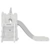 Toddler Slide and Swing Set 5 in 1, Kids Playground Climber Slide Playset with Basketball Hoop Freestanding Combination for Babies Indoor & Outdoor