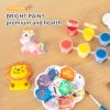 3-9 Years Children's Play-Doh; Color Painting Handmade Toys; Christmas Gift; Birthday Gift; Diy Ceramic Doll; Dinosaur Doodle Creative Stone Painting