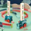 Dominoes Fun Automatic Delivery Electric Train Educational Children's Toy