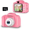 Children's Digital Camera Can Take Pictures And Read Cards Small Student Portable Toy Camera Girl Birthday Gift Christmas; Kids Digital Camera with 32